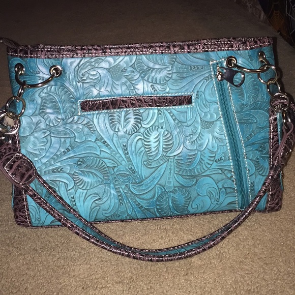 Turquoise purse - Picture 2 of 5